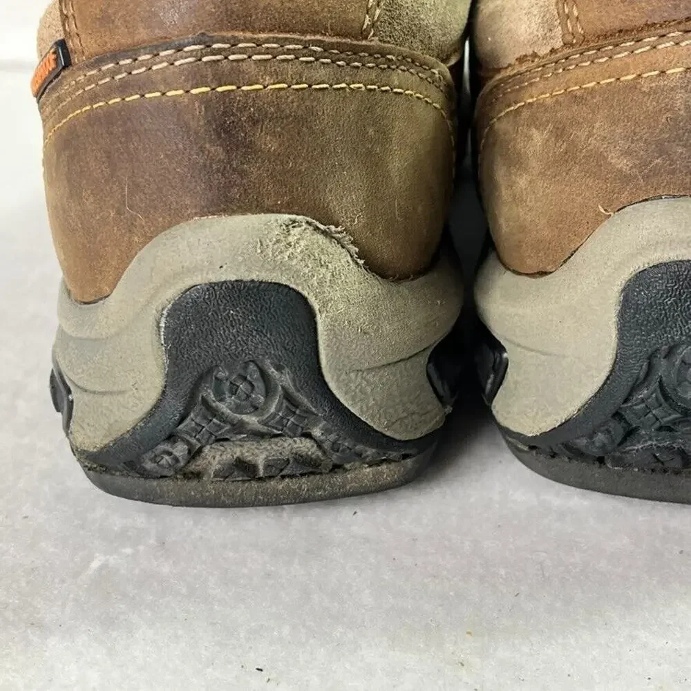 Dunham Shoes Mens 9.5 Oxfords Lexington Brown Leather Waterproof Hiking Shoes